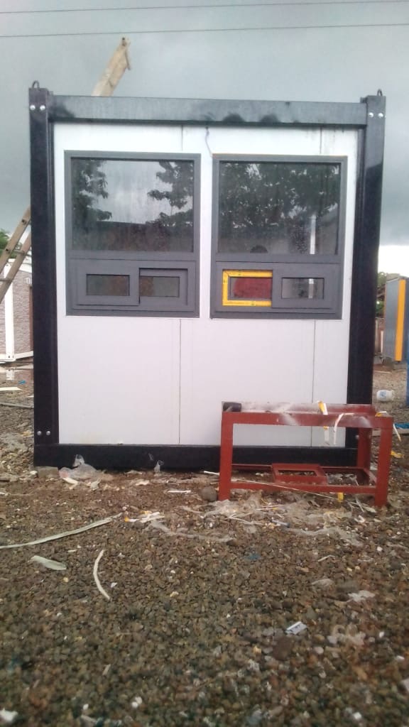 Panel retail unit with a wide glazed shopfront